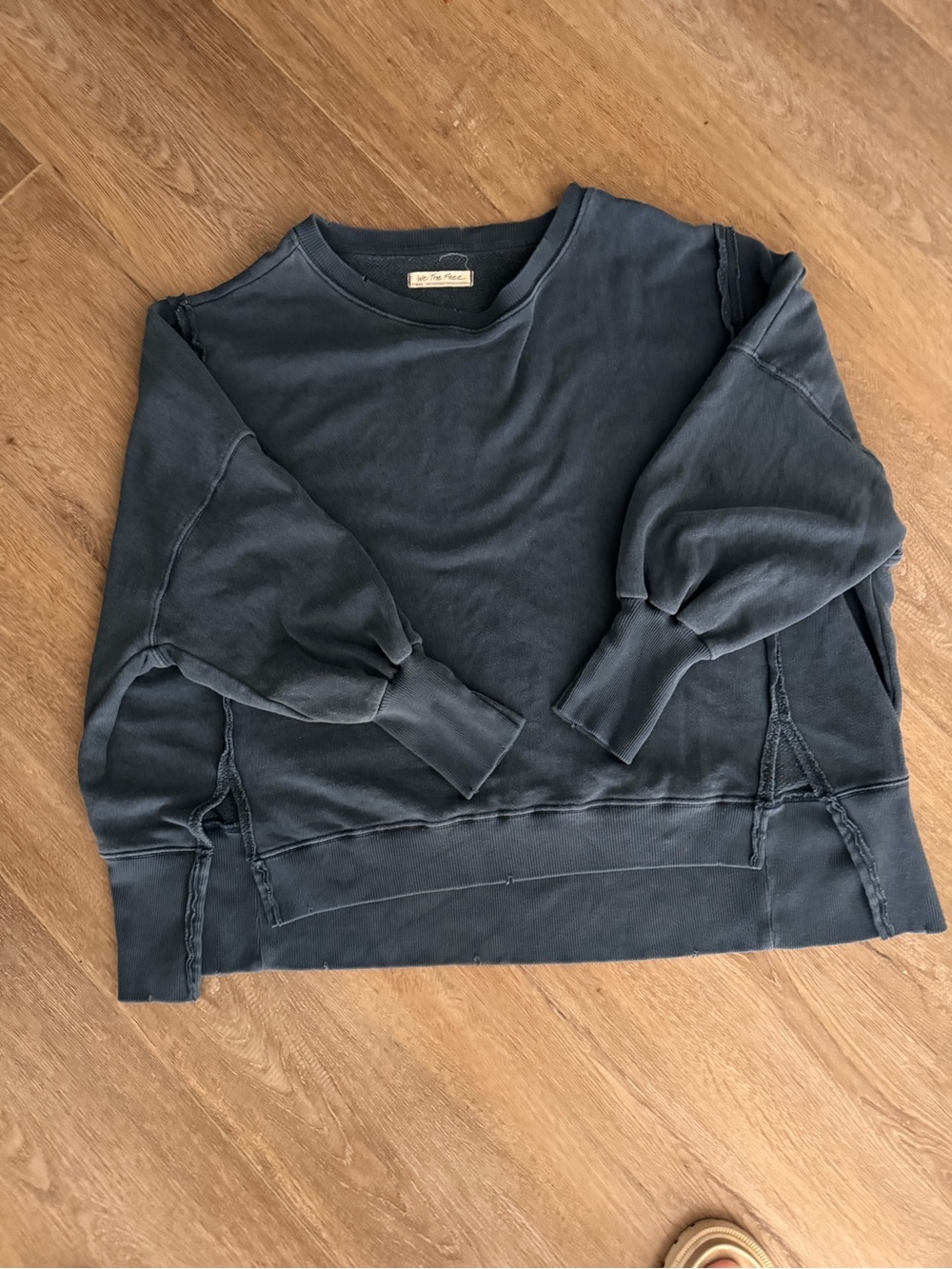 We The Free Men's Crewneck Pullover in Charcoal Blue